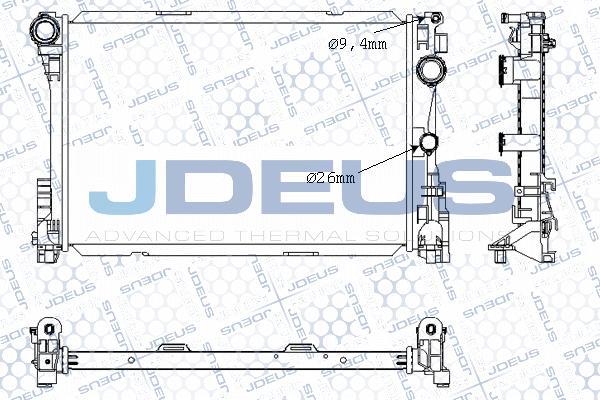 Jdeus M-0171240 - Hladnjak, hladjenje motora www.molydon.hr