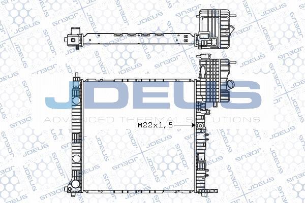 Jdeus M-0171210 - Hladnjak, hladjenje motora www.molydon.hr