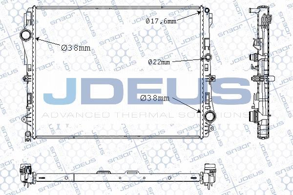 Jdeus M-0171230 - Hladnjak, hladjenje motora www.molydon.hr