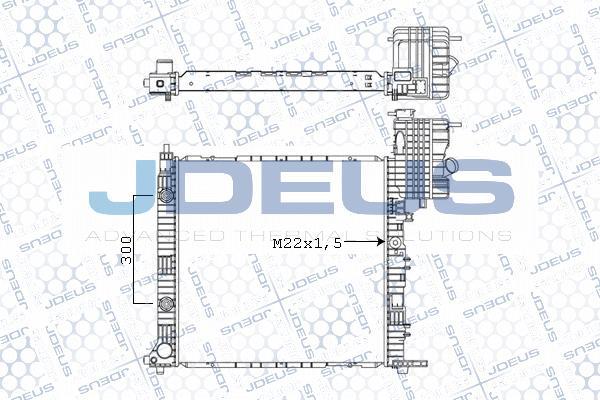 Jdeus M-0171220 - Hladnjak, hladjenje motora www.molydon.hr