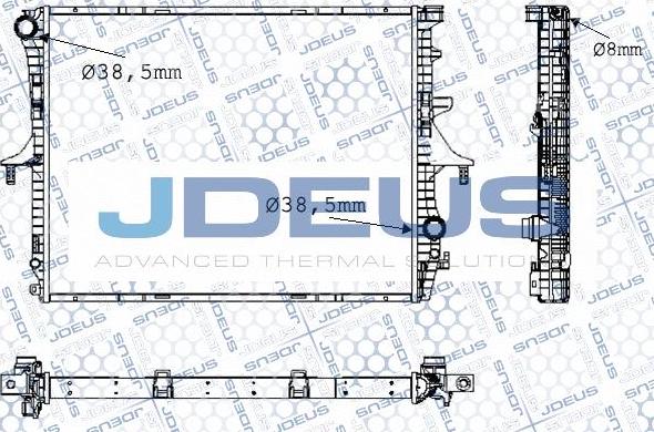 Jdeus M-0300570 - Hladnjak, hladjenje motora www.molydon.hr