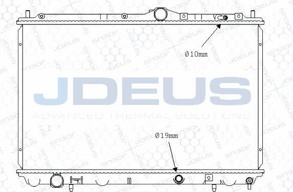 Jdeus M-0310501 - Hladnjak, hladjenje motora www.molydon.hr