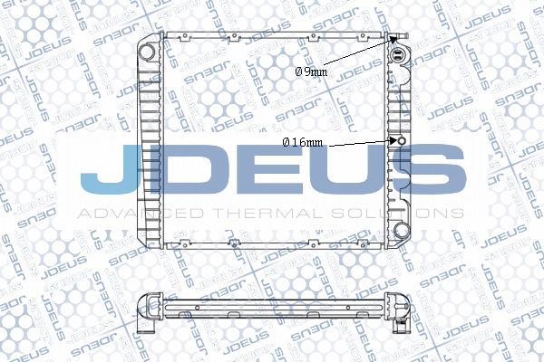 Jdeus M-0310210 - Hladnjak, hladjenje motora www.molydon.hr