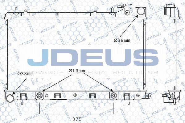 Jdeus M-0260090 - Hladnjak, hladjenje motora www.molydon.hr