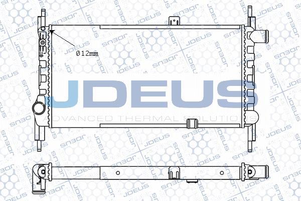 Jdeus M-020054A - Hladnjak, hladjenje motora www.molydon.hr