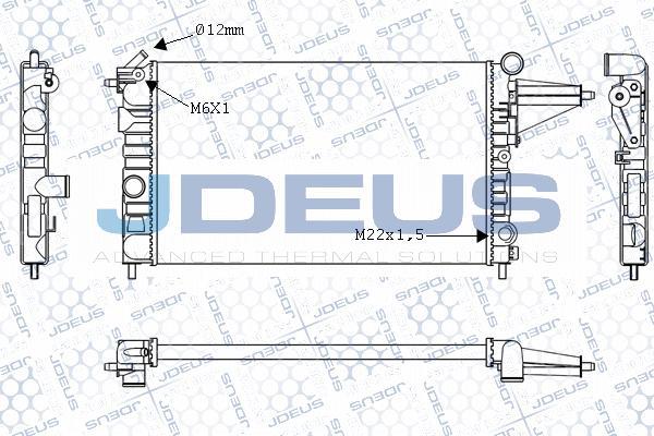 Jdeus M-0200120 - Hladnjak, hladjenje motora www.molydon.hr