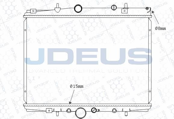 Jdeus M-0210420 - Hladnjak, hladjenje motora www.molydon.hr