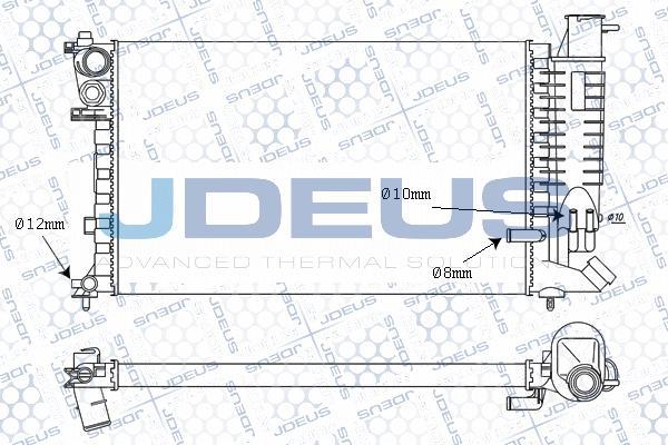 Jdeus M-021054A - Hladnjak, hladjenje motora www.molydon.hr