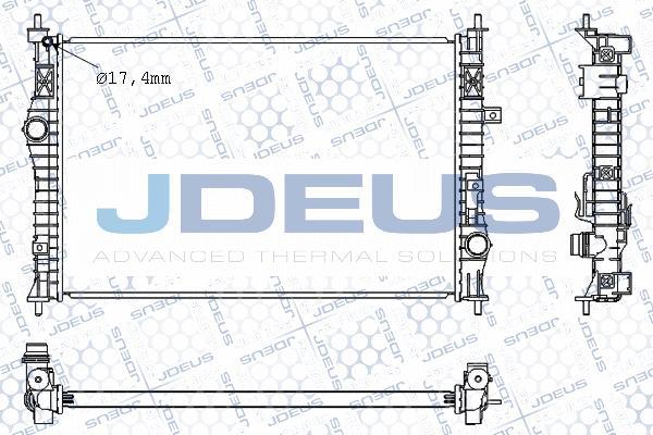 Jdeus M-0210610 - Hladnjak, hladjenje motora www.molydon.hr