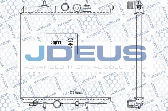 Jdeus M-0210620 - Hladnjak, hladjenje motora www.molydon.hr