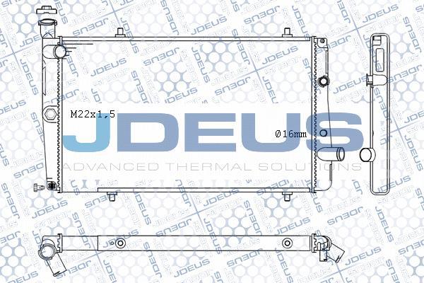 Jdeus M-0210070 - Hladnjak, hladjenje motora www.molydon.hr