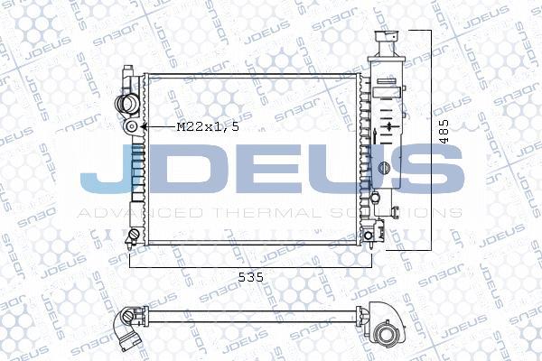 Jdeus M-021010A - Hladnjak, hladjenje motora www.molydon.hr