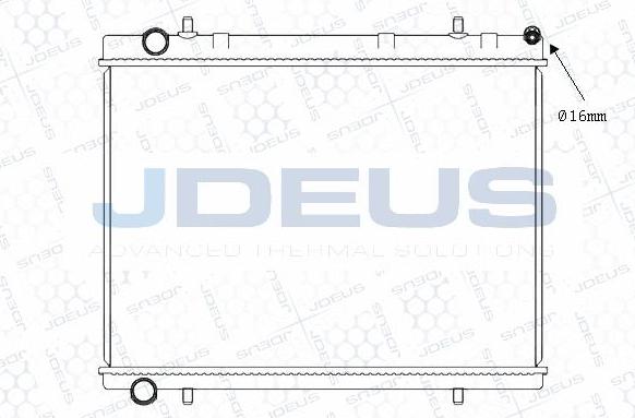 Jdeus M-0210390 - Hladnjak, hladjenje motora www.molydon.hr