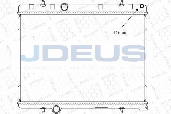 Jdeus M-0210370 - Hladnjak, hladjenje motora www.molydon.hr