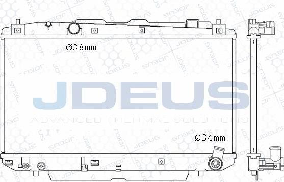 Jdeus M-0280410 - Hladnjak, hladjenje motora www.molydon.hr