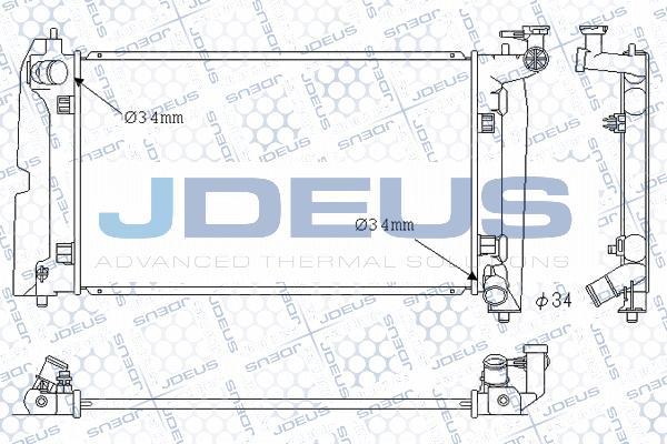 Jdeus M-0280090 - Hladnjak, hladjenje motora www.molydon.hr