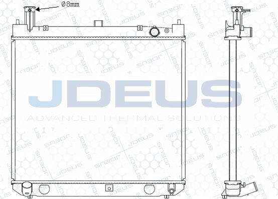 Jdeus M-0280060 - Hladnjak, hladjenje motora www.molydon.hr