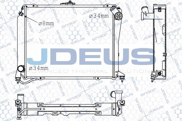 Jdeus M-0280340 - Hladnjak, hladjenje motora www.molydon.hr