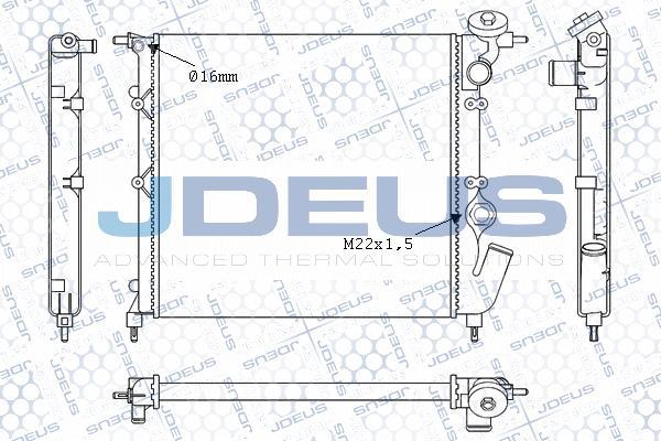 Jdeus M-0230251 - Hladnjak, hladjenje motora www.molydon.hr