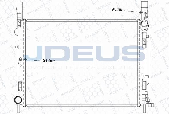 Jdeus M-0231060 - Hladnjak, hladjenje motora www.molydon.hr