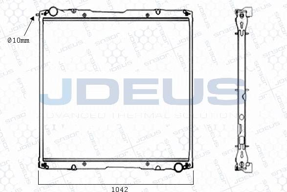 Jdeus M-141002A - Hladnjak, hladjenje motora www.molydon.hr