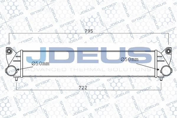 Jdeus M-842022A - Intercooler, hladnjak www.molydon.hr