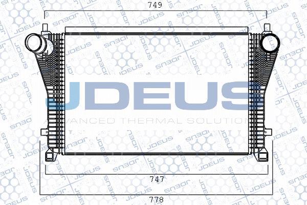 Jdeus M-830019A - Intercooler, hladnjak www.molydon.hr