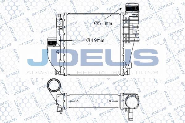 Jdeus M-821046A - Intercooler, hladnjak www.molydon.hr