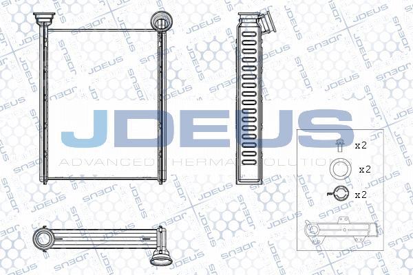 Jdeus M-2231310 - Izmjenjivač topline, grijanje unutrasnjeg prostora www.molydon.hr