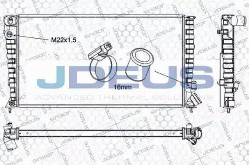 Jdeus RA0070120 - Hladnjak, hladjenje motora www.molydon.hr