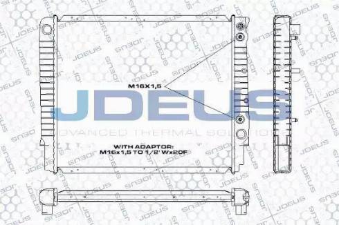 Jdeus RA0310520 - Hladnjak, hladjenje motora www.molydon.hr