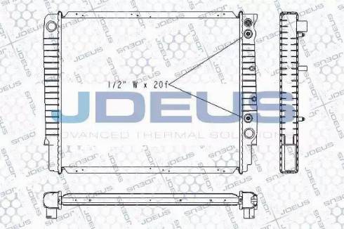 Jdeus RA0310270 - Hladnjak, hladjenje motora www.molydon.hr