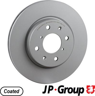 JP Group 4763101500 - Kočioni disk www.molydon.hr