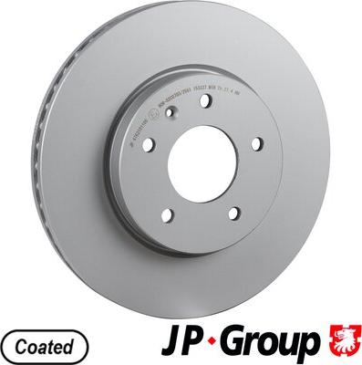 JP Group 4763101100 - Kočioni disk www.molydon.hr