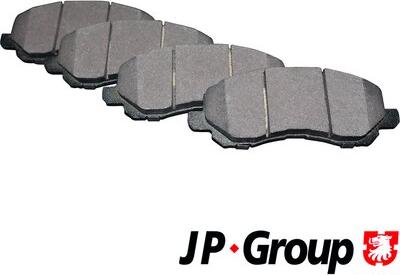 JP Group 5063600910 - Komplet Pločica, disk-kočnica www.molydon.hr