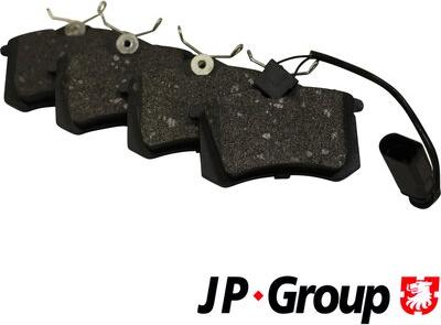 JP Group 1163707410 - Komplet Pločica, disk-kočnica www.molydon.hr