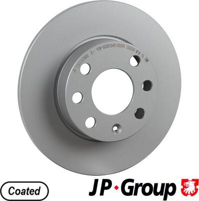 JP Group 1263107800 - Kočioni disk www.molydon.hr