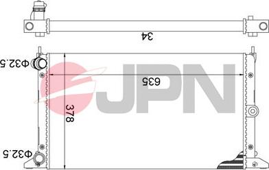 JPN 60C9068-JPN - Hladnjak, hladjenje motora www.molydon.hr