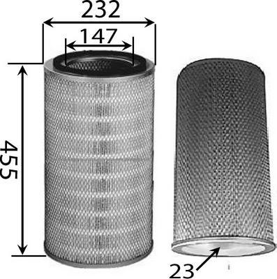 JS Asakashi A570J - Filter za zrak www.molydon.hr