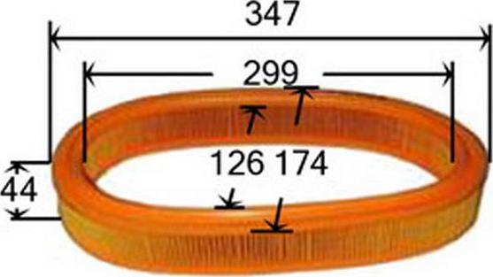 JS Asakashi A0014 - Filter za zrak www.molydon.hr