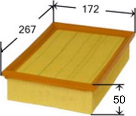 JS Asakashi A0253 - Filter za zrak www.molydon.hr