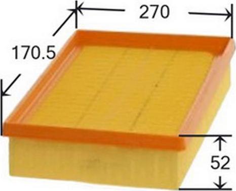 JS Asakashi A0263 - Filter za zrak www.molydon.hr