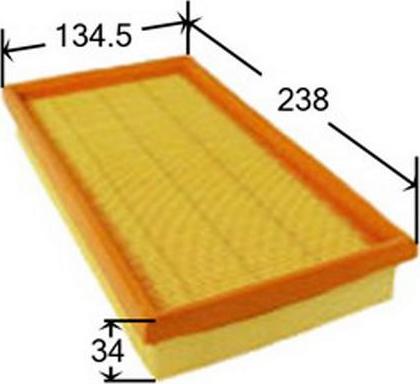 JS Asakashi A0208 - Filter za zrak www.molydon.hr