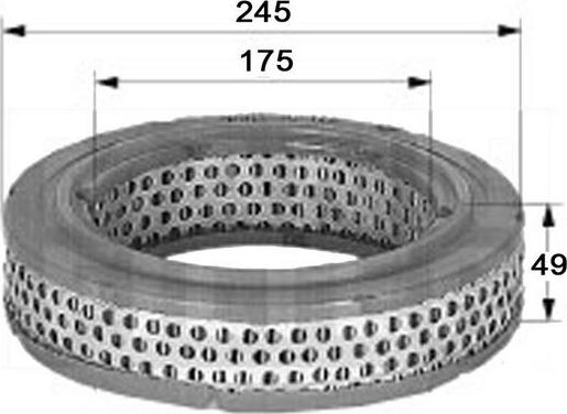 JS Asakashi A0223 - Filter za zrak www.molydon.hr