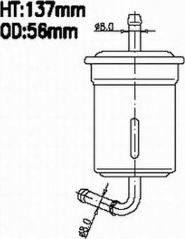 JS Asakashi FS9069 - Filter za gorivo www.molydon.hr