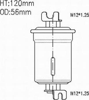 JS Asakashi FS6056 - Filter za gorivo www.molydon.hr