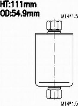 JS Asakashi FS613J - Filter za gorivo www.molydon.hr