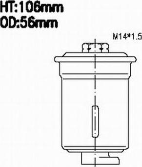 JS Asakashi FS6200 - Filter za gorivo www.molydon.hr