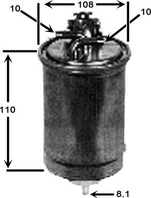 JS Asakashi FS0012 - Filter za gorivo www.molydon.hr