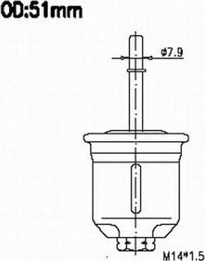 JS Asakashi FS3207 - Filter za gorivo www.molydon.hr